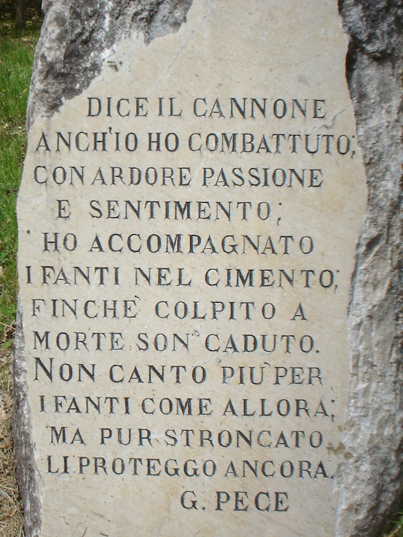 Lode del cannone ai Fanti